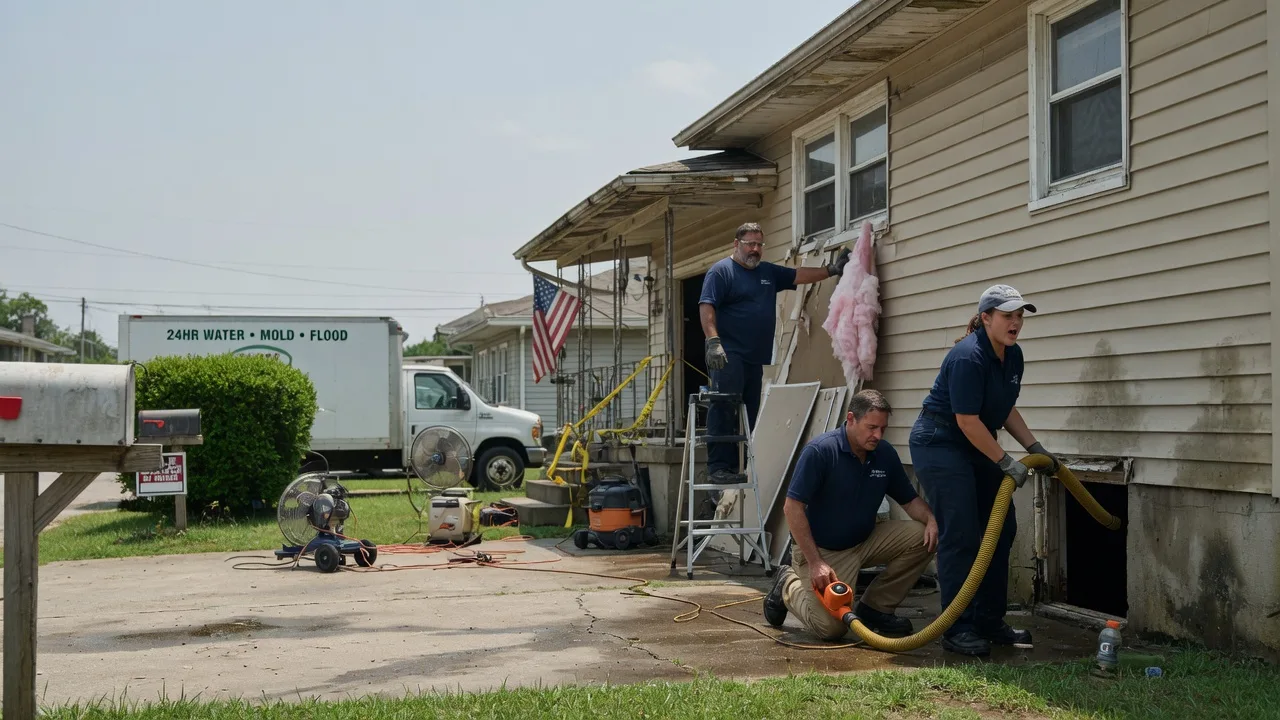 Water Damage Repair in Cooksville, IL near me